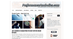 Desktop Screenshot of performanceanabolics.com